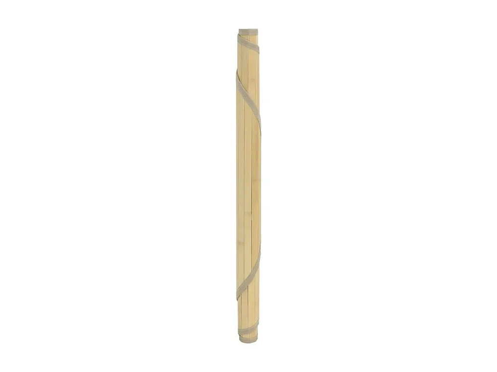 Tapete redondo 80 cm bambu puro claro