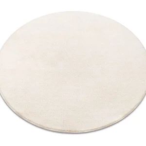 Tapete redondo PELÚCIA MICRO creme avião cor sólida cercle 200 cm