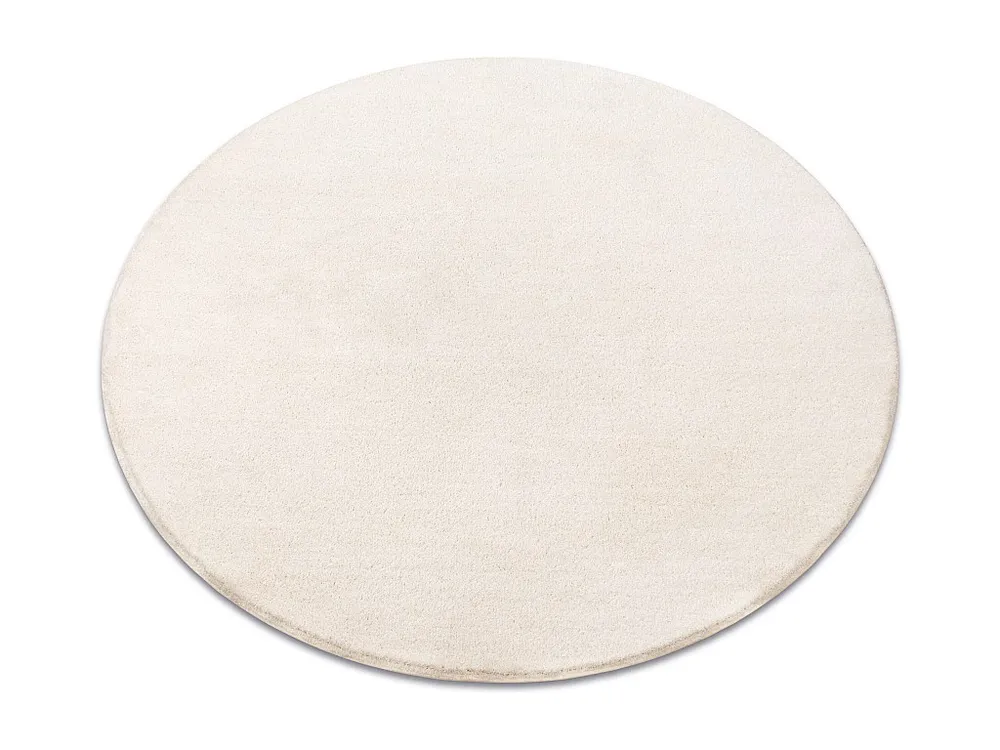 Tapete redondo PELÚCIA MICRO creme avião cor sólida cercle 200 cm