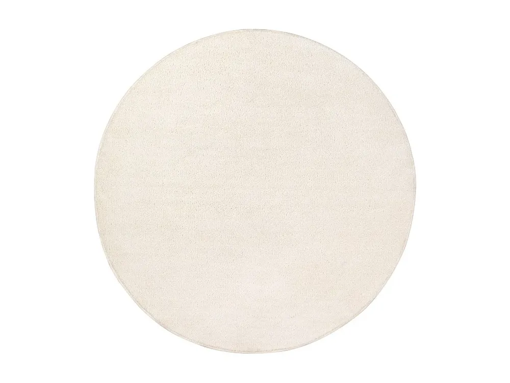 Tapete redondo PELÚCIA MICRO creme avião cor sólida cercle 200 cm