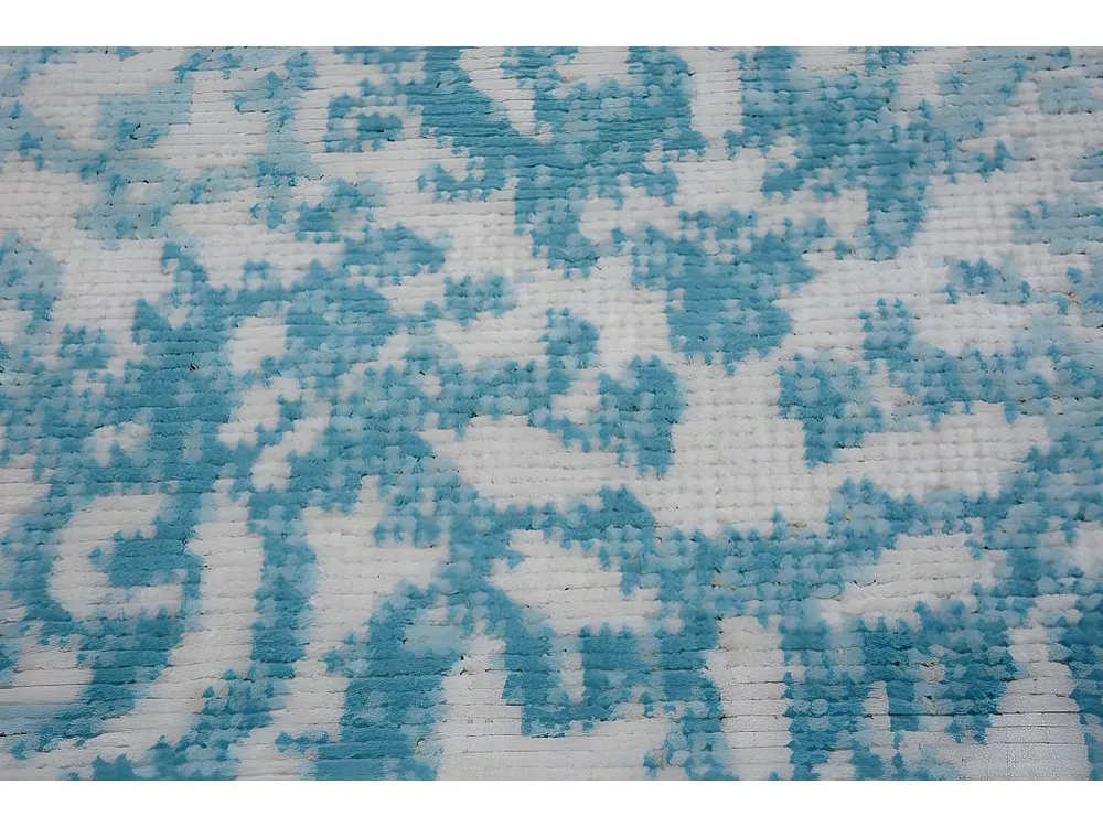 Tapete Vintage 22208/054 turquesa /creme roseta clássica 140x200 cm