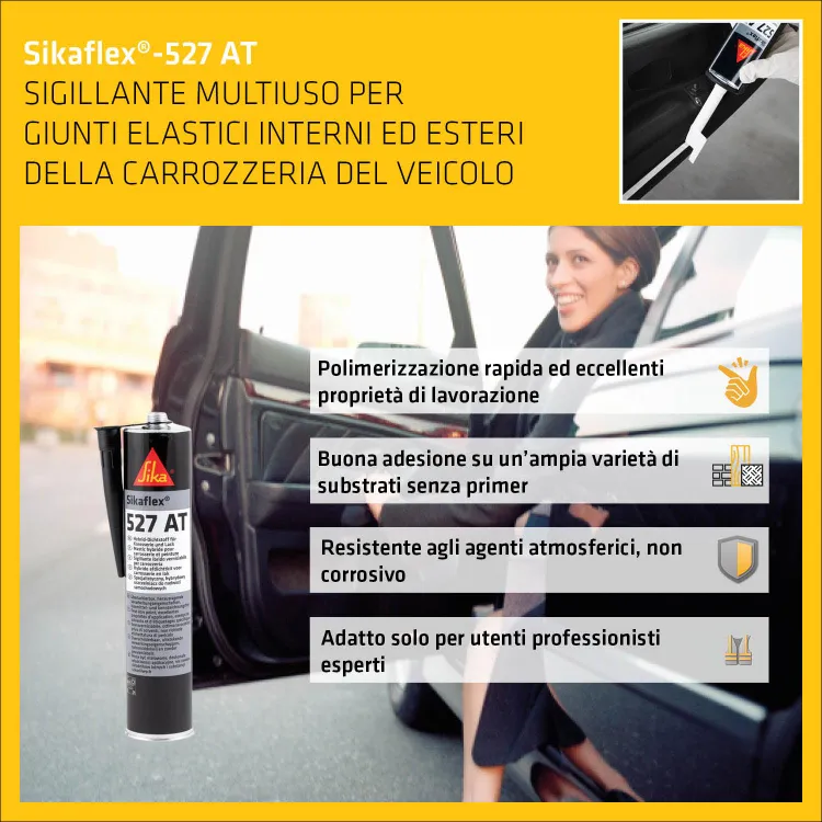 Sikaflex® 527 AT | Selante Carroçaria Automóvel