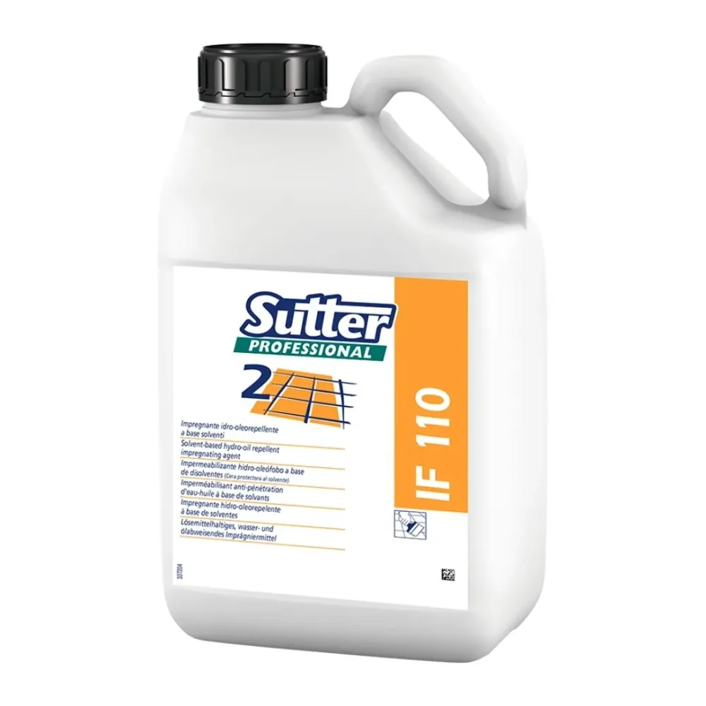 Sutter IF 110 - Impermeabilizante para Pavimentos Porosos de Tijoleira e Pedra Natural com Elevado Poder Hidro-Repelente
