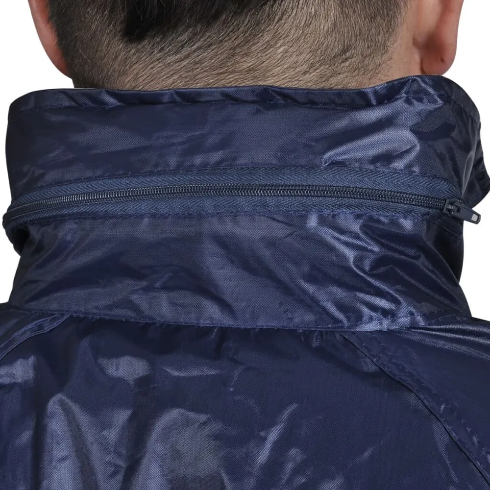 Terno de chuva azul L
