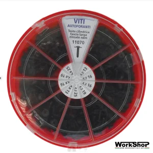 Set 420 viti autoforanti zincate nere FERMEC FF11070