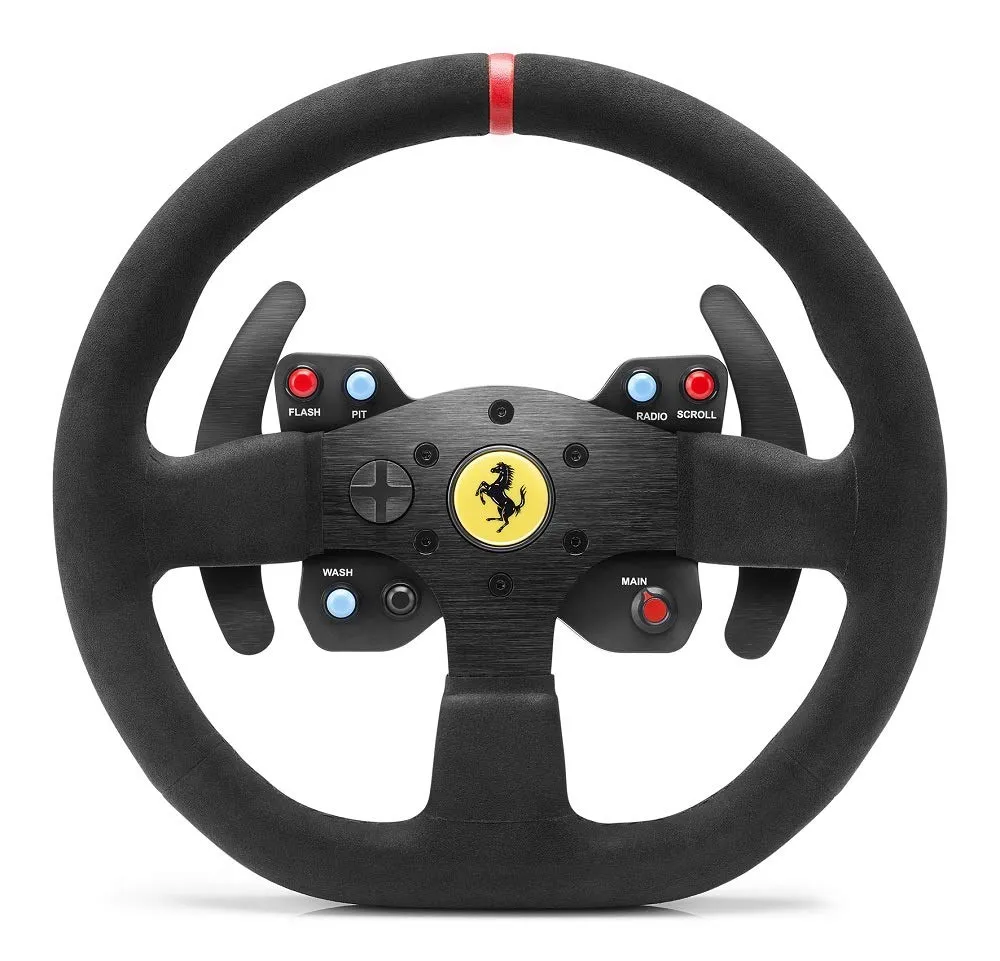 Kit Volante Thrustmaster Diversos Ferrari 599xx Evo 30 Add-On Alcantara Edition + Headset Ferrari
