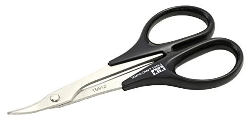Tesoura curva TAMIYA Craft Tool Series No.05 para modelo plástico 74005