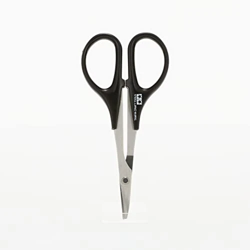 Tesoura curva TAMIYA Craft Tool Series No.05 para modelo plástico 74005